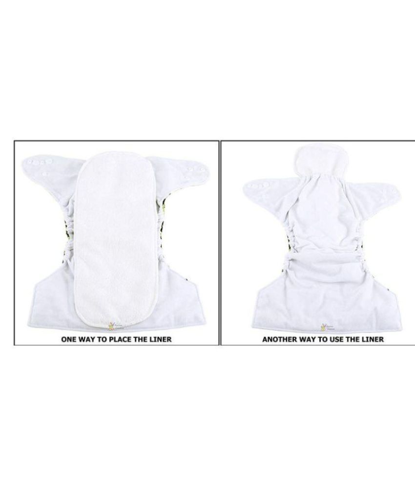 Okayji Cotton Inserts Liners Cloth Diaper Nappy Reusable Washable for