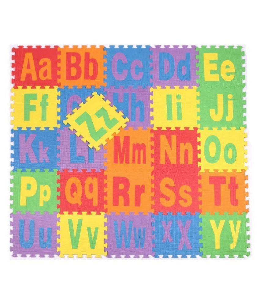 Sanyal Eva Mat 26 Piece Capital Letter Lower Letter Abc Foam