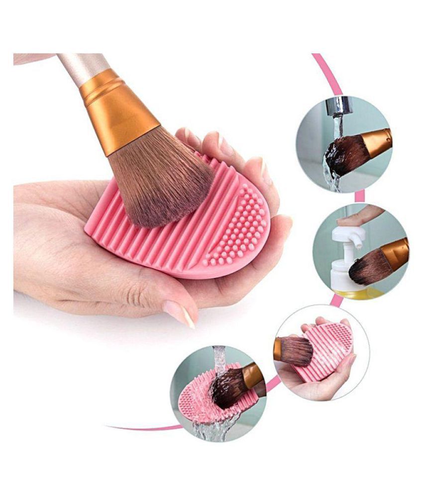     			FOK Makeup Brush Cleaner Polyester Scrub Brush