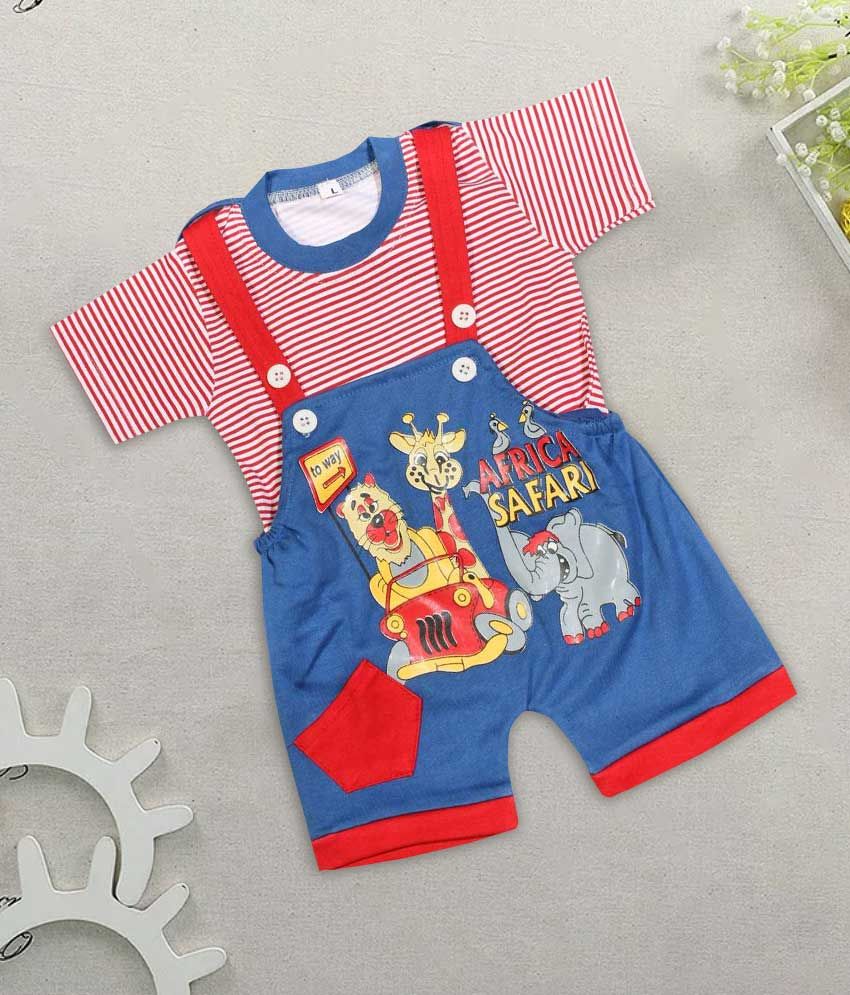 Babeezworld Multicolour Cotton baby dungaree Set Buy Babeezworld