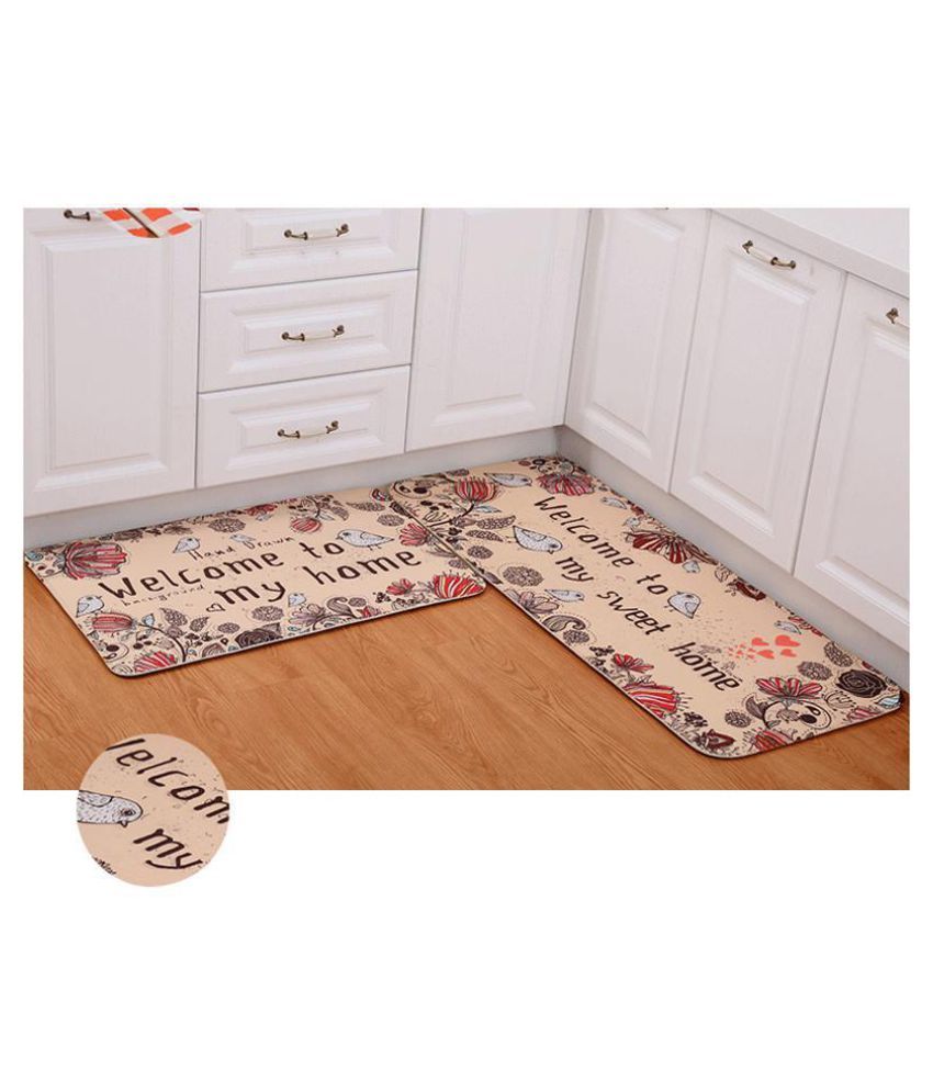 Non Slip Kitchen Mat Rubber Backing Doormat Livingroom Carpets