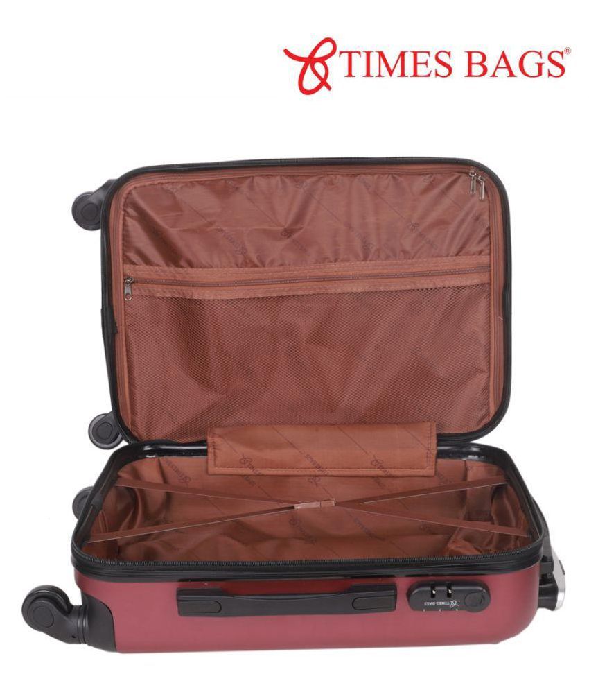 Times Bags Red S (Below 60cm) Cabin Hard HH118220RED Luggage Buy