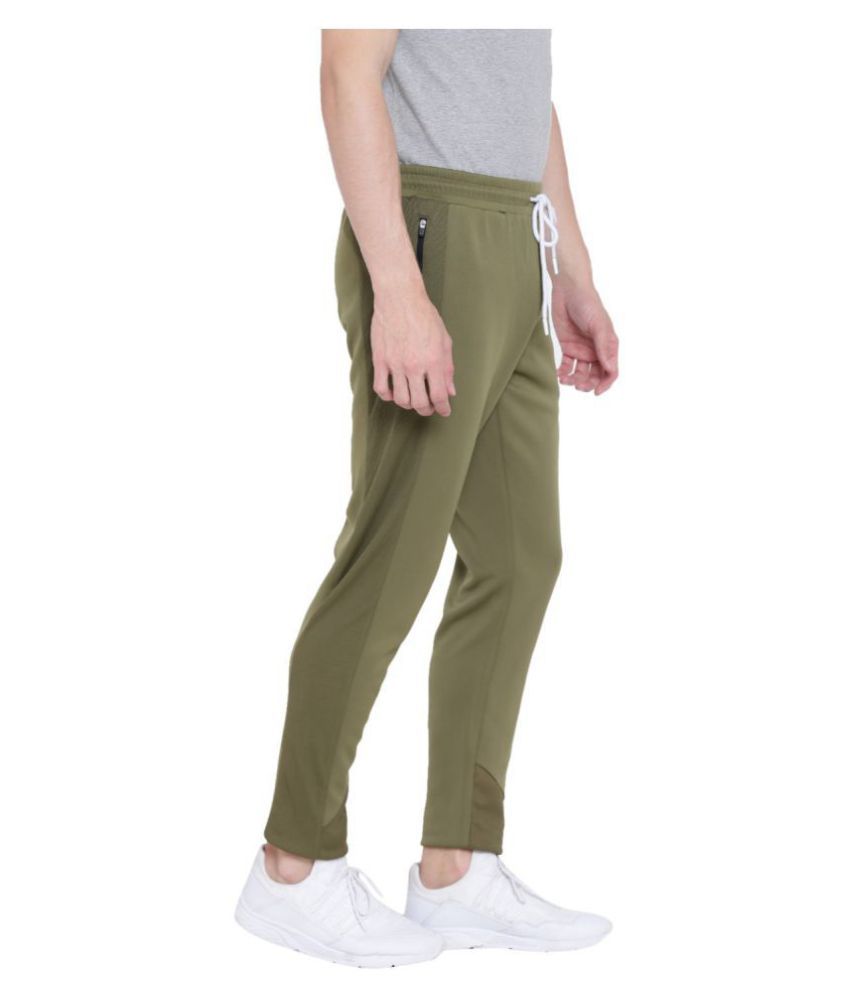 olive track pants