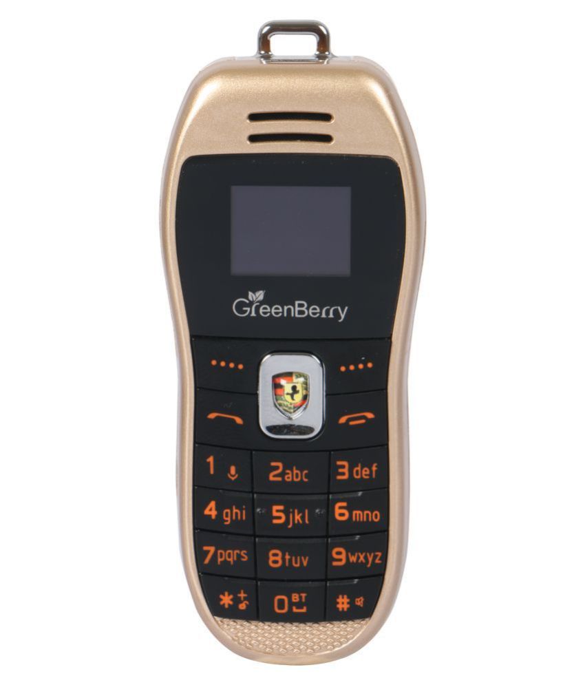 GreenBerry K1 Mini Keypad Bluetooth Phone(Smallest phone) Gold
