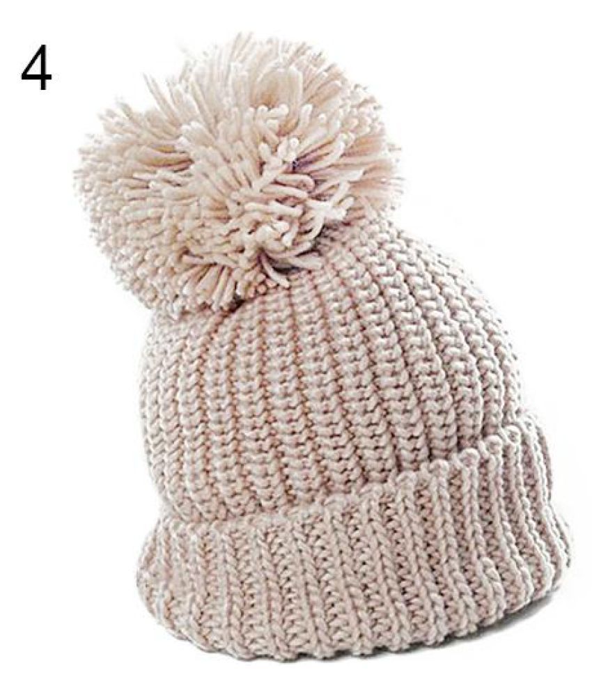 womens oversized bobble hat