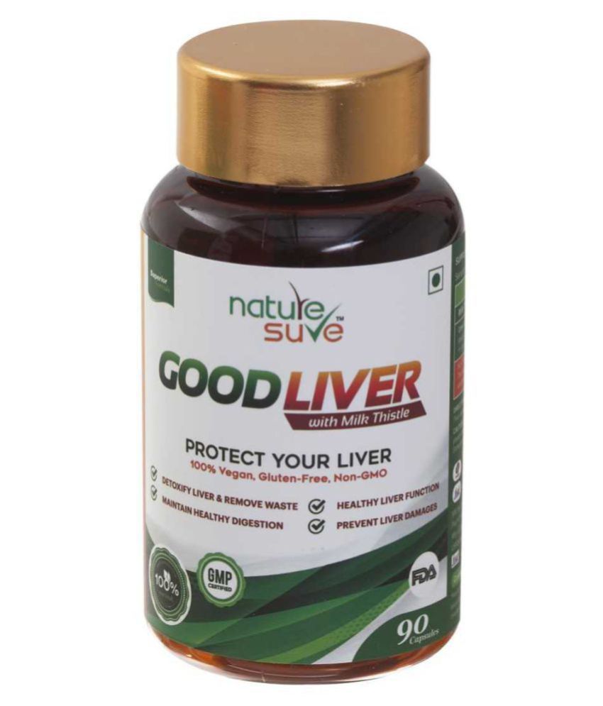 Nature Sure Good Liver Capsules With Milk Thistle For Natural