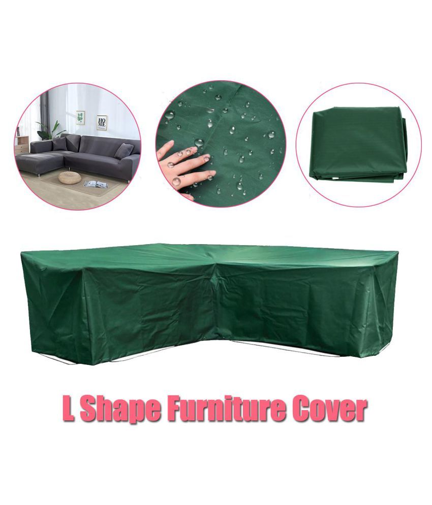 L Shape Sofa Furniture Covers Cover Rattan Garden Waterproof