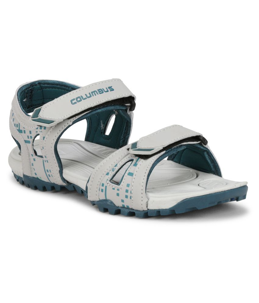 womens gray leather sandals