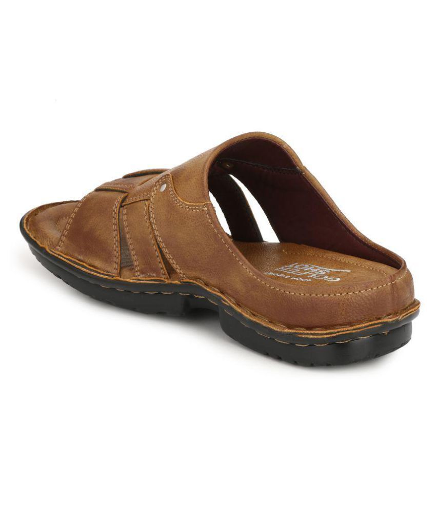 tan flip flops mens