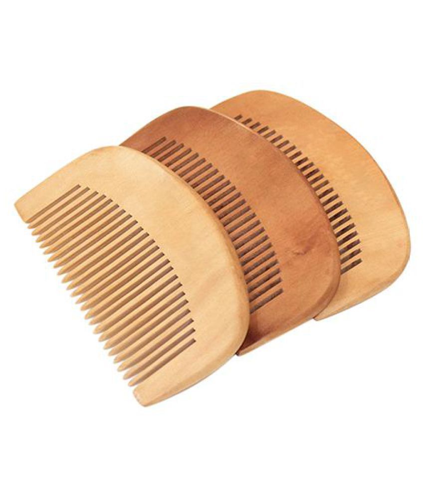 Hair Health Care Natural Peach Wood Comb Close Teeth Anti Static