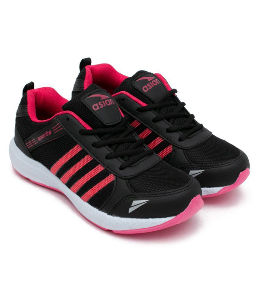     			ASIAN - Black Women's Running Shoes