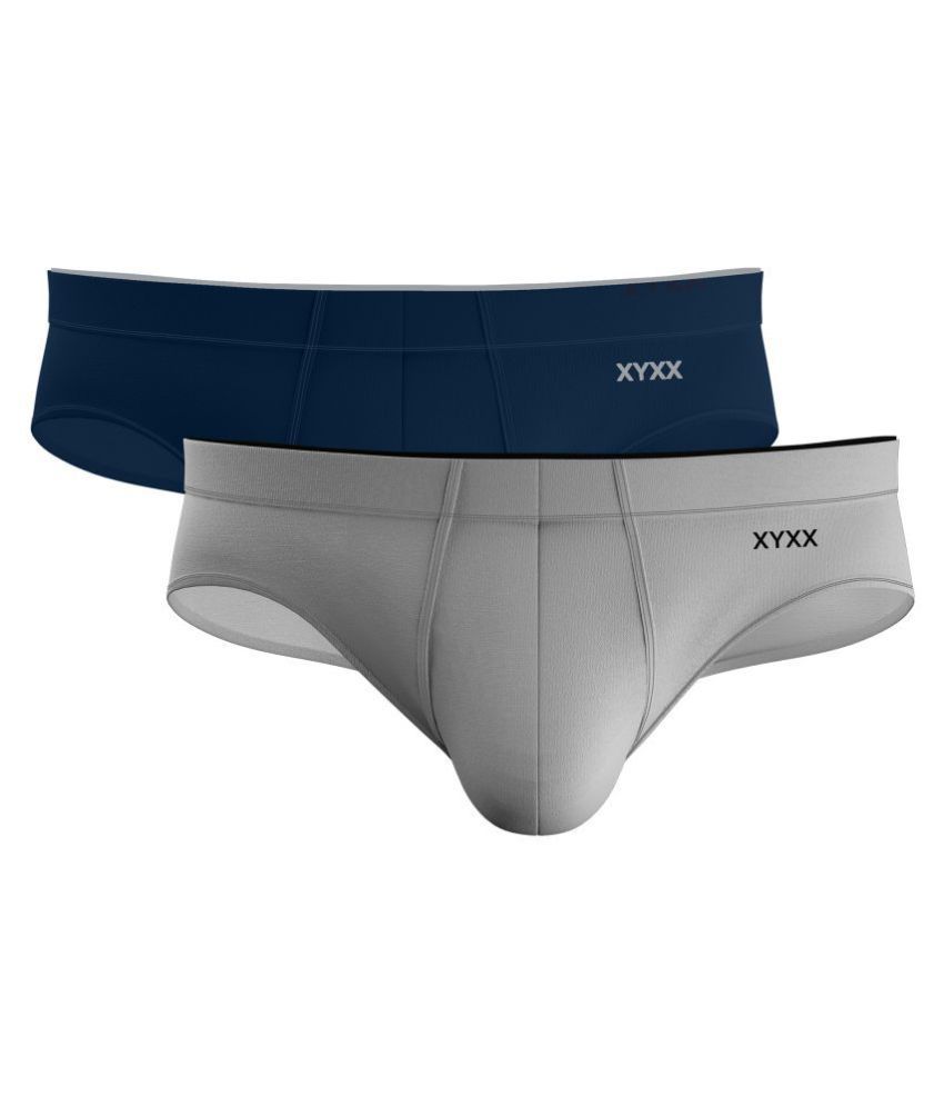     			XYXX Pack of 2 Cotton Briefs For Men's ( Multicolor )