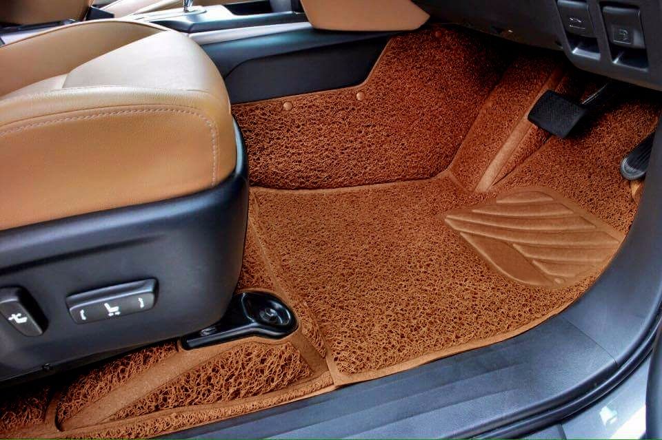 Autofurnish 7d Curly Car Floor Mats For Tata Harrier 2019 Tan