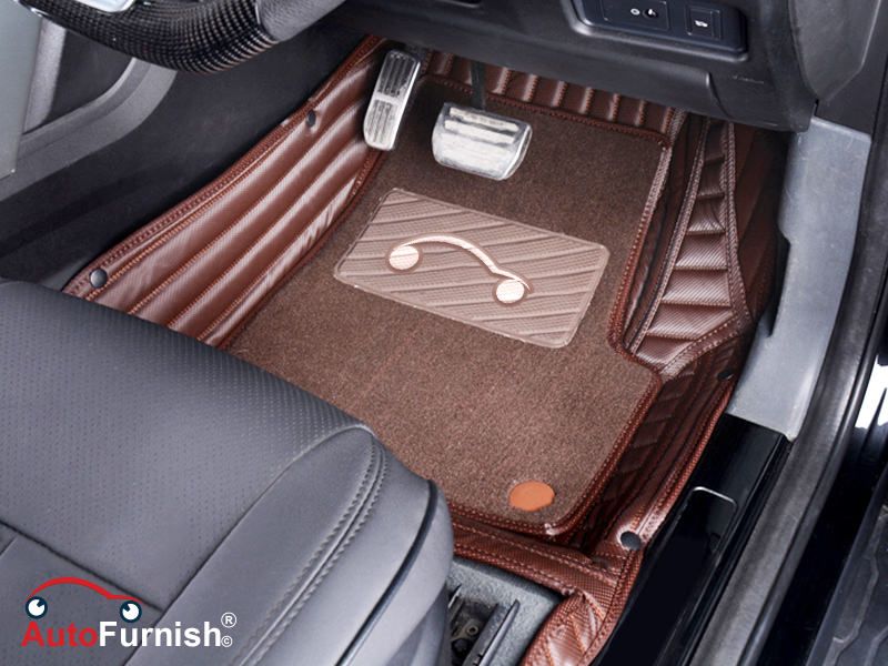 Autofurnish 7D Carbon Fiber Style Car Mats For Volkswagen Jetta