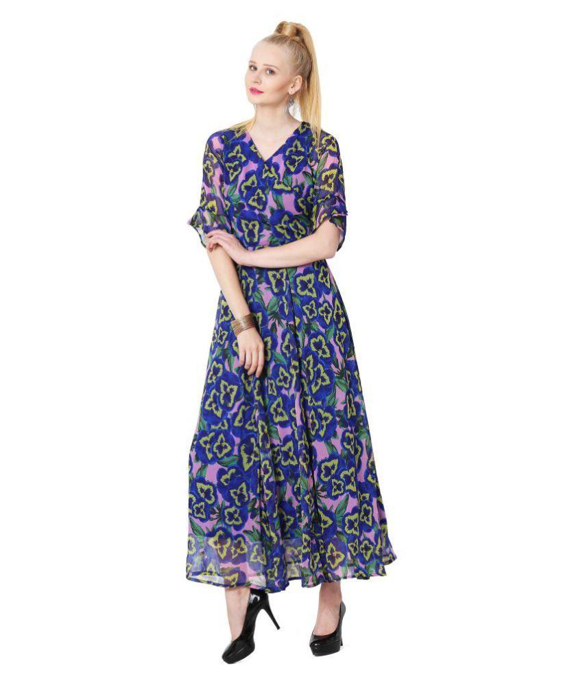 georgette full gown