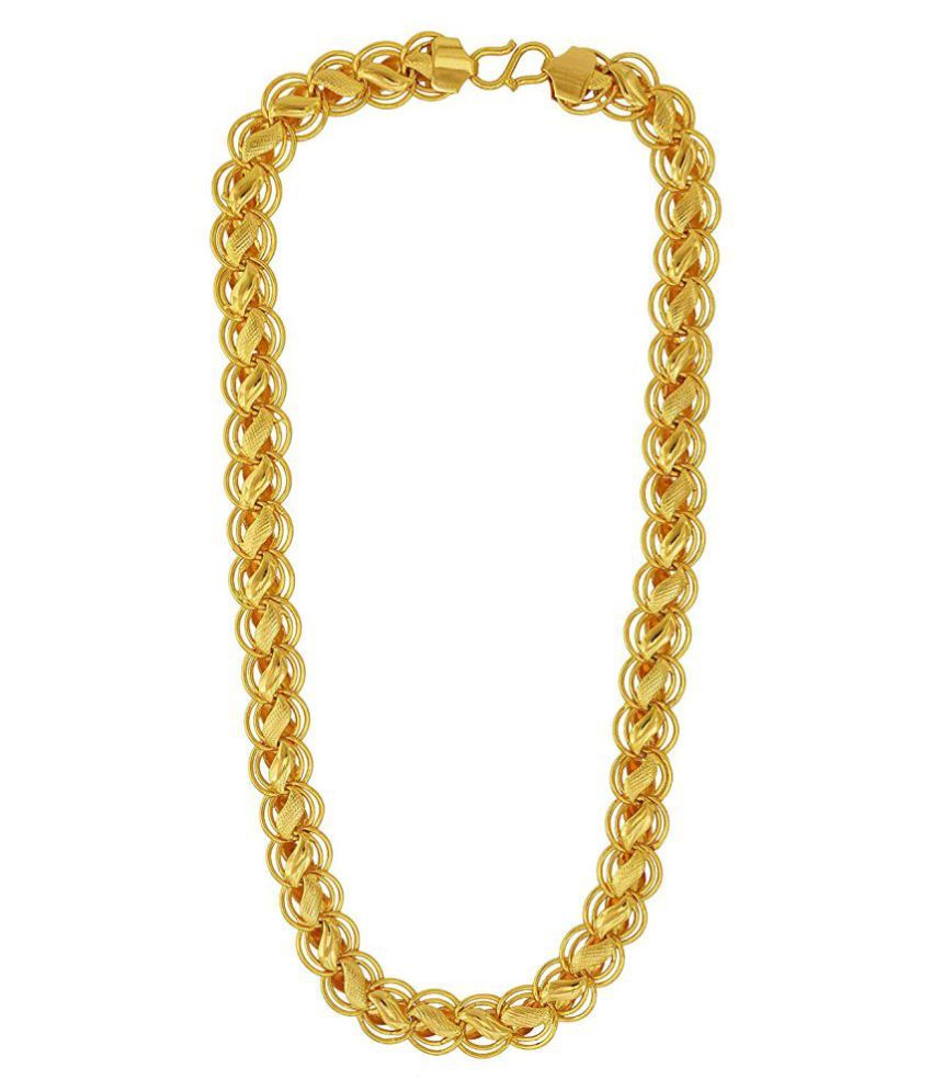 leaf model gold chain