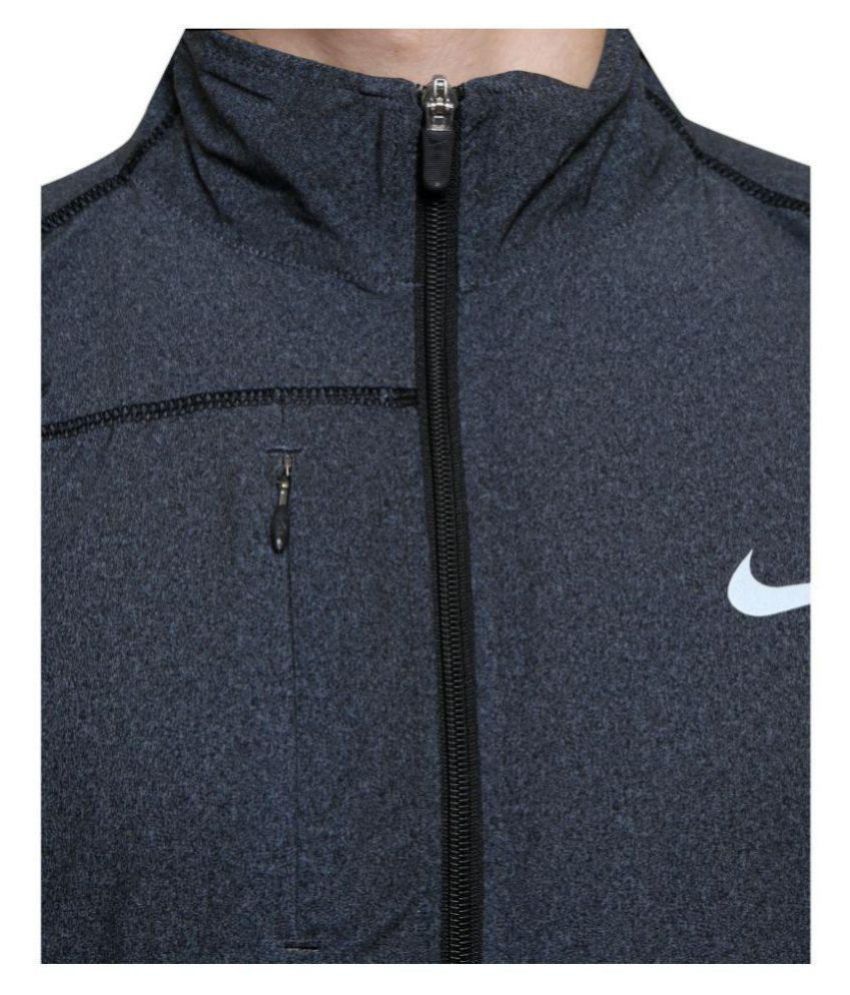 Nike Blue Polyester Terry Sweatshirt - Buy Nike Blue Polyester Terry ...