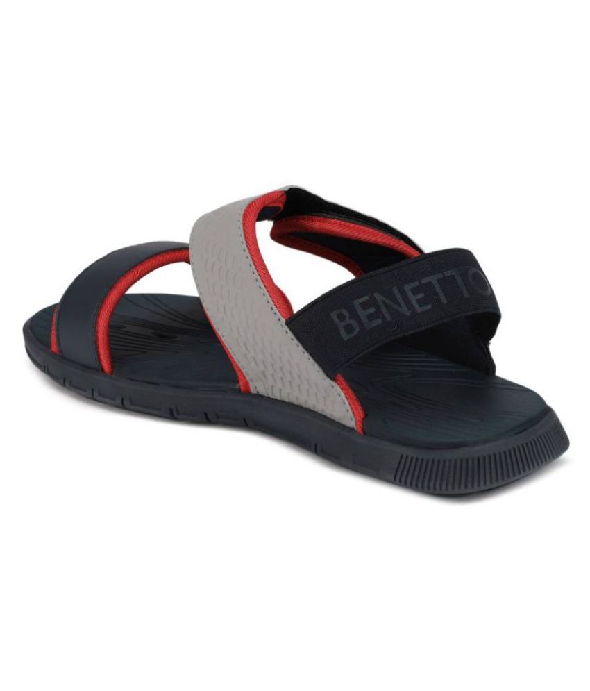 united colors of benetton men's leather sandals and floaters