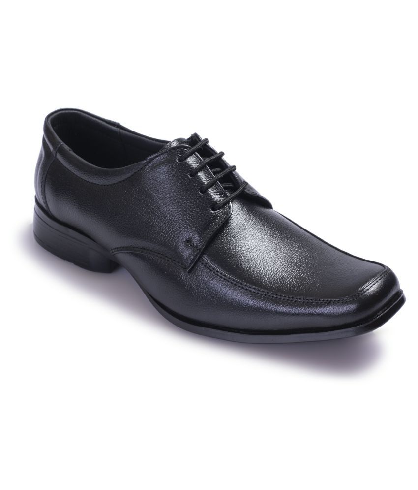 Bucik Office Genuine Leather Black Formal Shoes Price in India- Buy ...