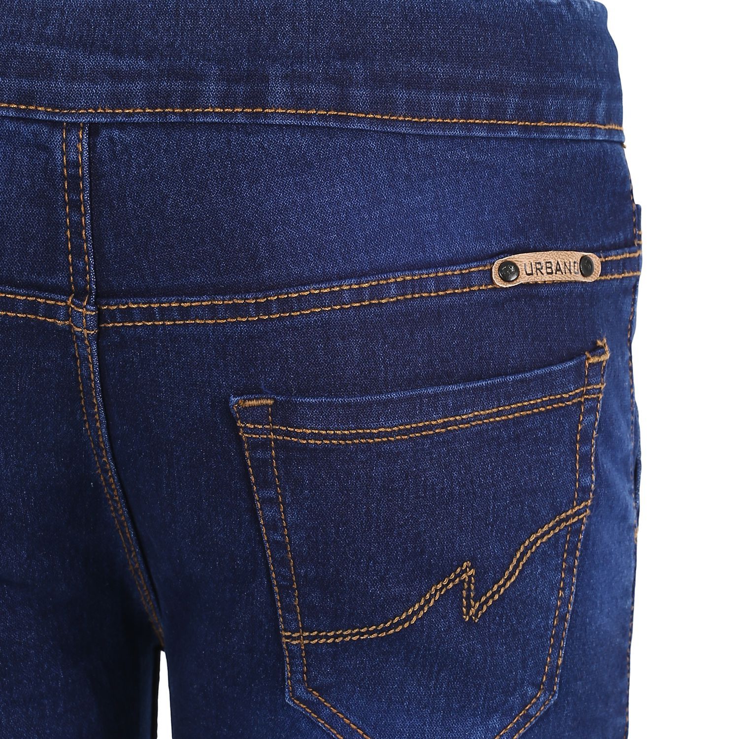 dark blue slim jeans