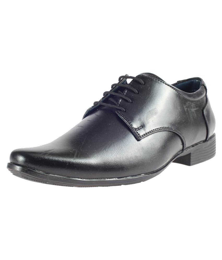 khadims formal black shoes