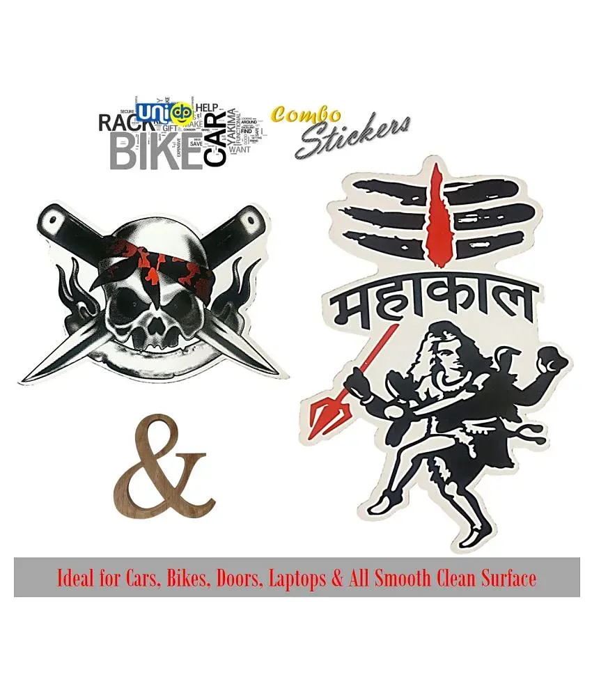 UNIq Combo Stickers - Mahakal Shiva + 4X4 - Blue for Car Bike Laptop Sticker  (Mahakal Shiva, 4X4 - Blue) : Amazon.in: Car & Motorbike