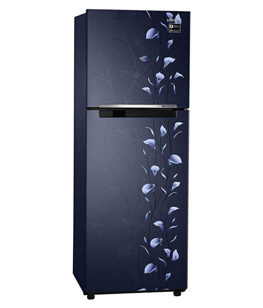 Samsung 253 Ltr 2 Star Rt28m3022uz Double Door Refrigerator Blue