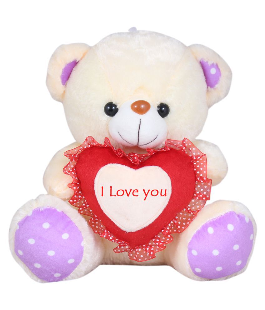     			Tickles Smart Loving Teddy With I Love You Heart Love Valentine Gift for Girlfriend Wife Husband Boyfriend 30 cm