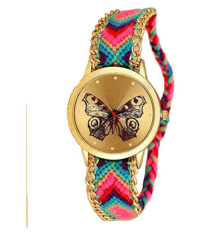 Jm Fabric Round Womens Watch Price in India: Buy Jm Fabric Round Womens ...