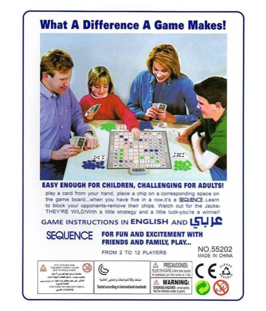 sequence board game at store