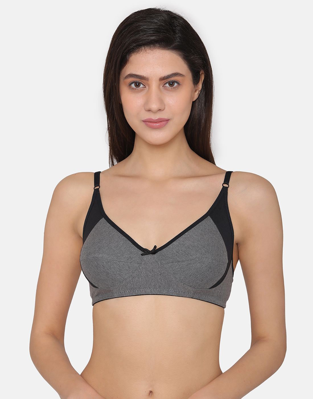     			Clovia Cotton T-Shirt Bra - Grey