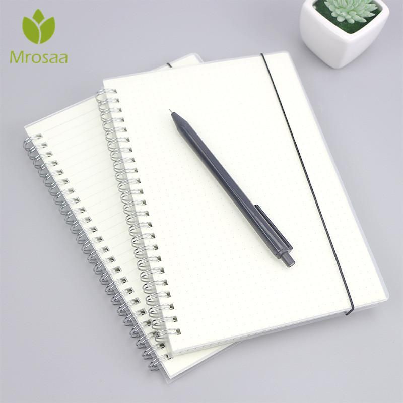 a5 a6 b5 spiral book coil notebook lined dot blank grid paper journal