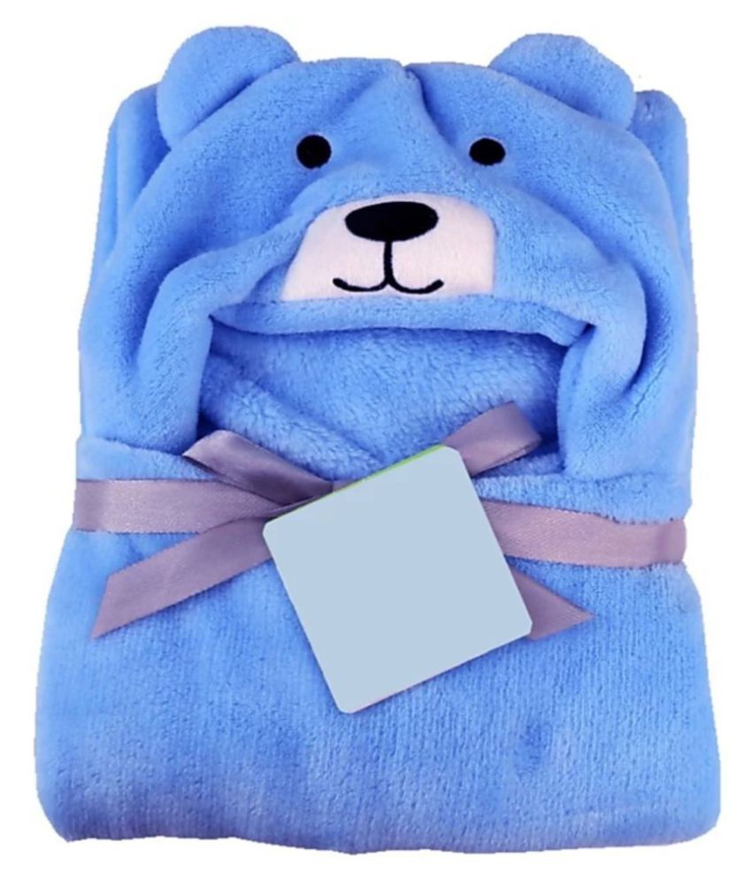     			Brandonn - Blue Flannel Baby AC Blanket (Pack of 1)