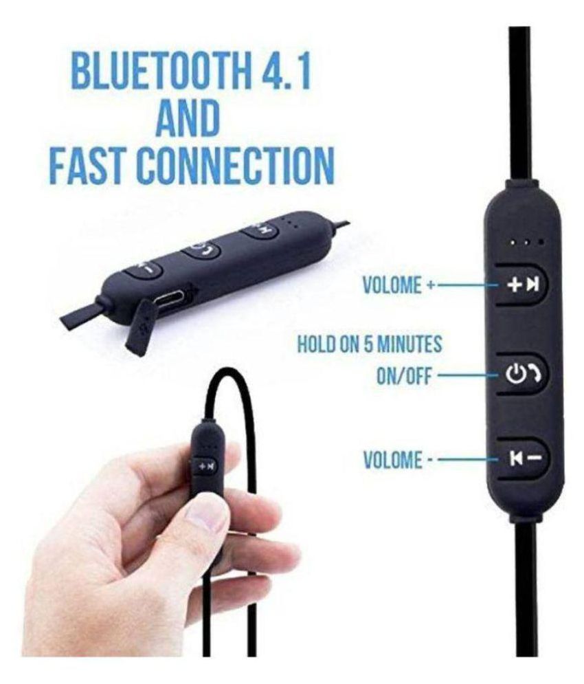 sports sound stereo Bluetooth Headset - Black - Bluetooth Headsets