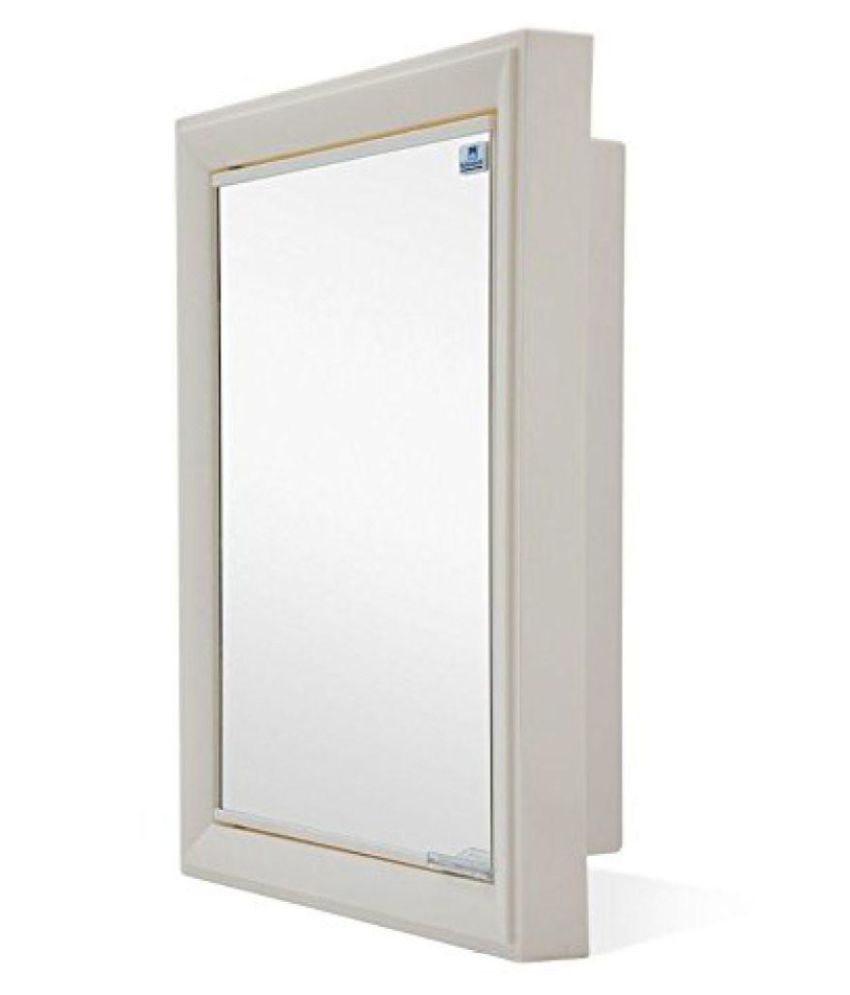 Buy Nilkamal Gem Mirror Plastic Wall Mount Cabinet Ivory Plastic Bathroom Cabinet Online At Low Price In India Snapdeal