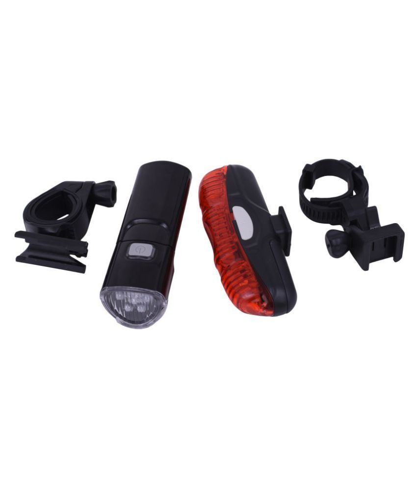 Dark Horse Bicycle 5 LED 3 Mode Front & 5 LED 3 Mode Rear Light Combo