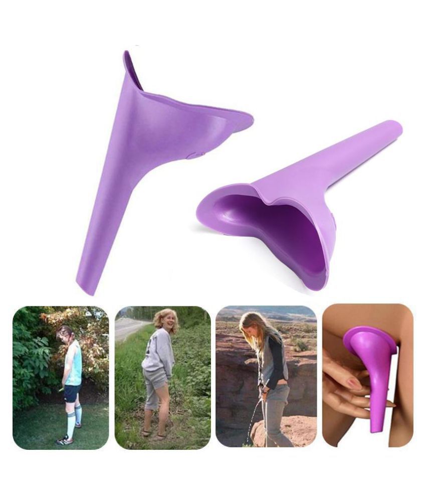 portable female toilet urinal outdoor camping hiking funnel device travel pee RS
