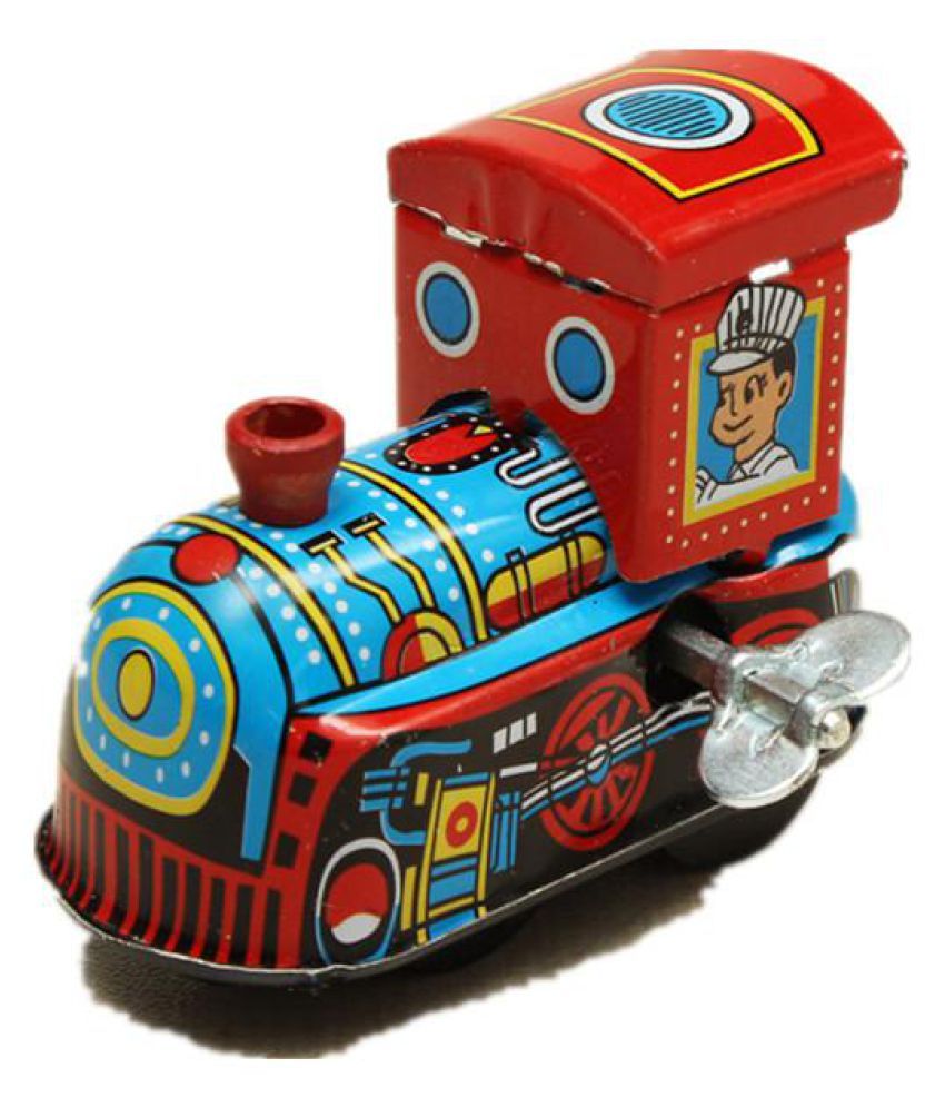 vintage wind up train engine