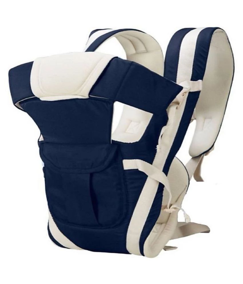 Baby 5 In 1 Carrier Bag With Different Positions Baby Carrier (Navy, Front Carry Facing Out With Belt)