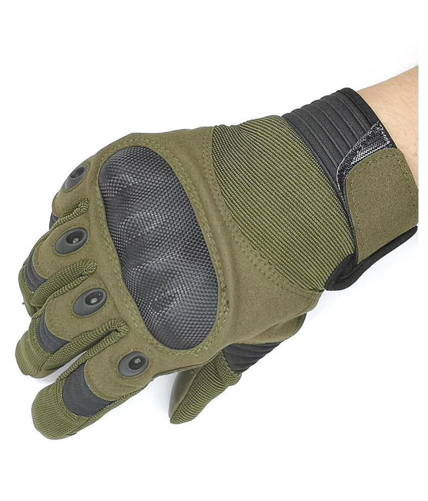 Men Durable Solid Touch Screen Finger Gloves Tactical