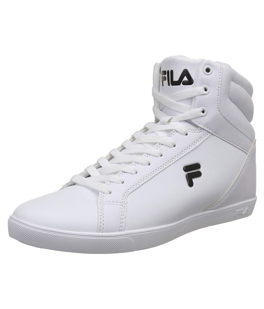 fila full white shoes