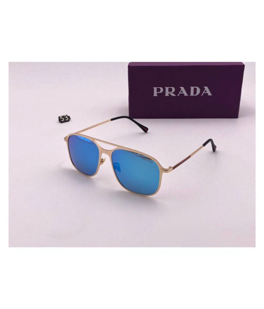 Prada Ocean Blue Square Sunglasses ( PS53TS ) - Buy Prada Ocean Blue Square  Sunglasses ( PS53TS ) Online at Low Price - Snapdeal