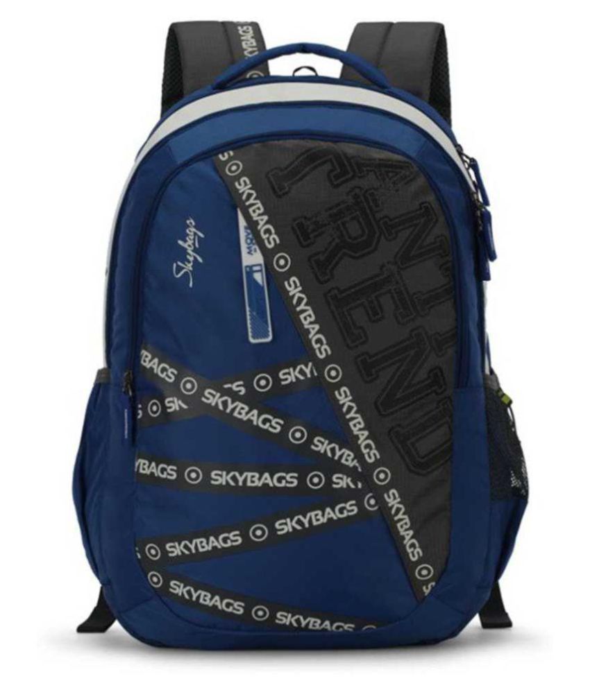 skybags blue bag