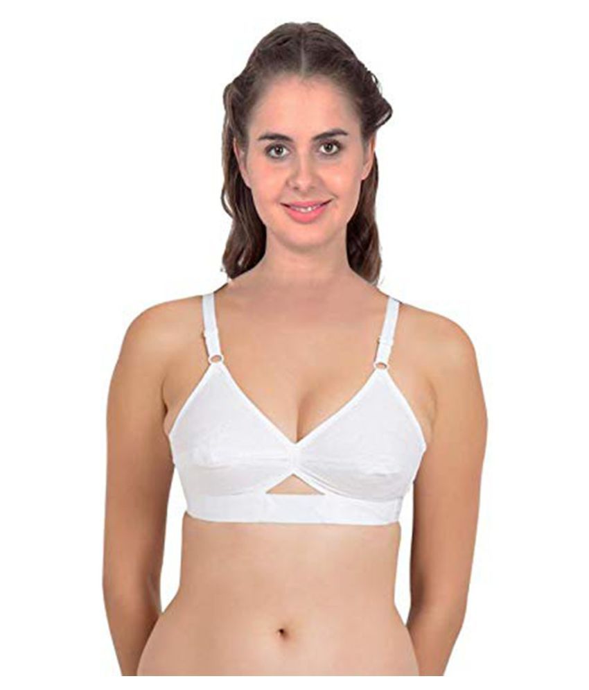 Buy IPP Cotton Vintage Bra White Online at Best Prices in India