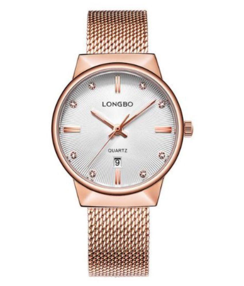 LONGBO Stainless Steel Round Womens Watch Price In India Buy LONGBO 