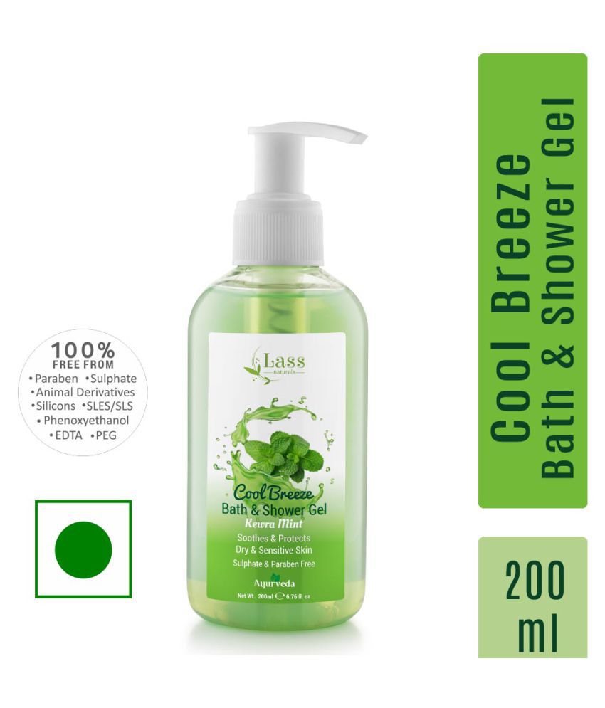     			Lass Naturals Cool Breeze with Kewra Mint Bath & Shower Gel 200 ml