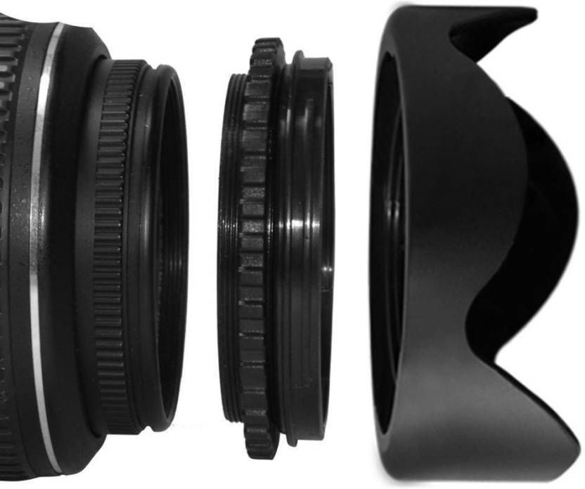 SUPERNIC Reversible Flower Lens Hood 58 mm Lens Hood for