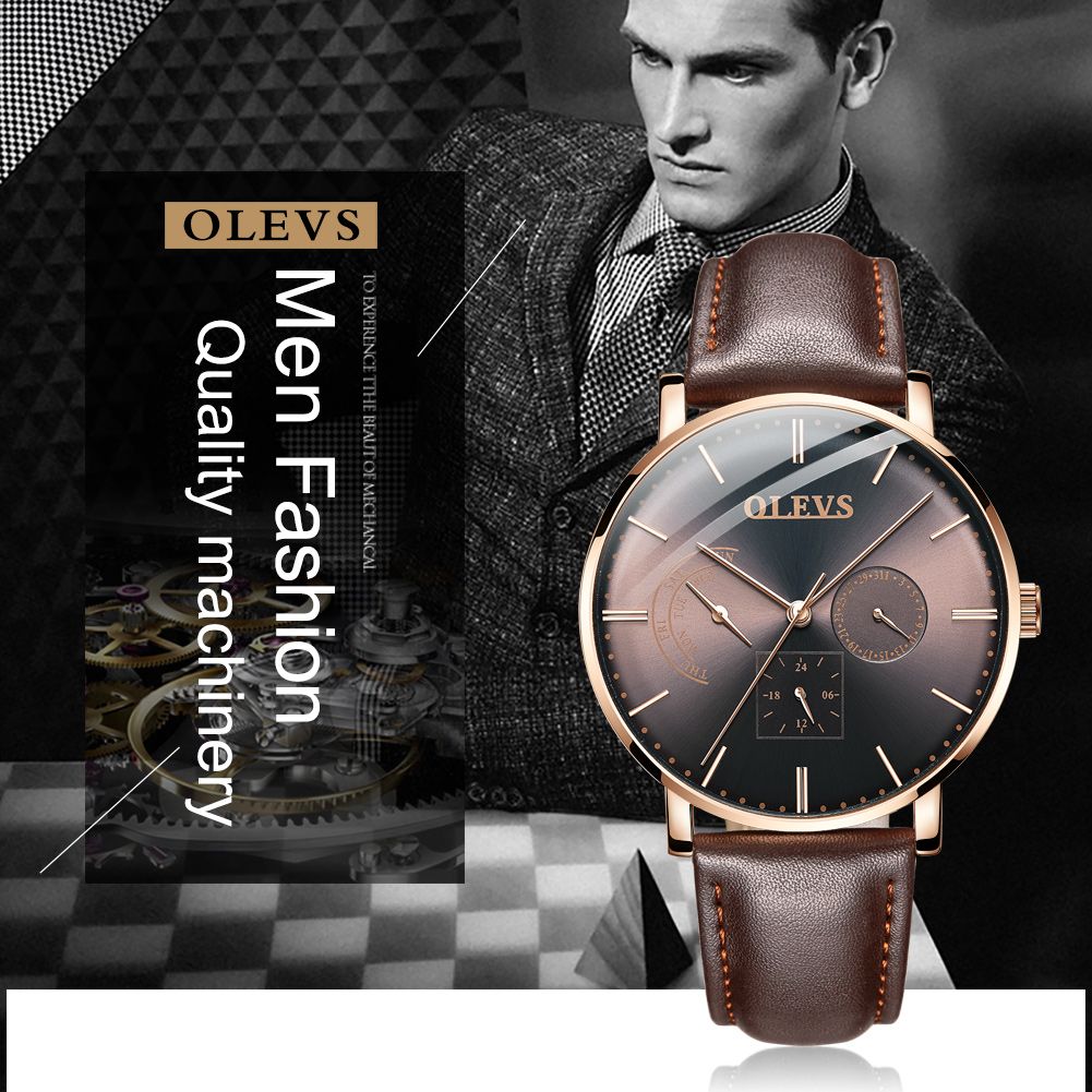 leather strap designer watches