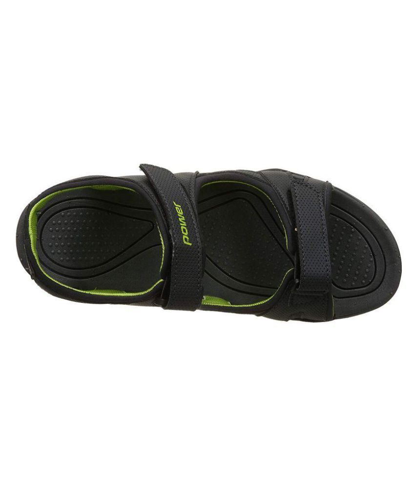 Power by BATA Gray Synthetic Floater Sandals - Buy Power by BATA Gray ...