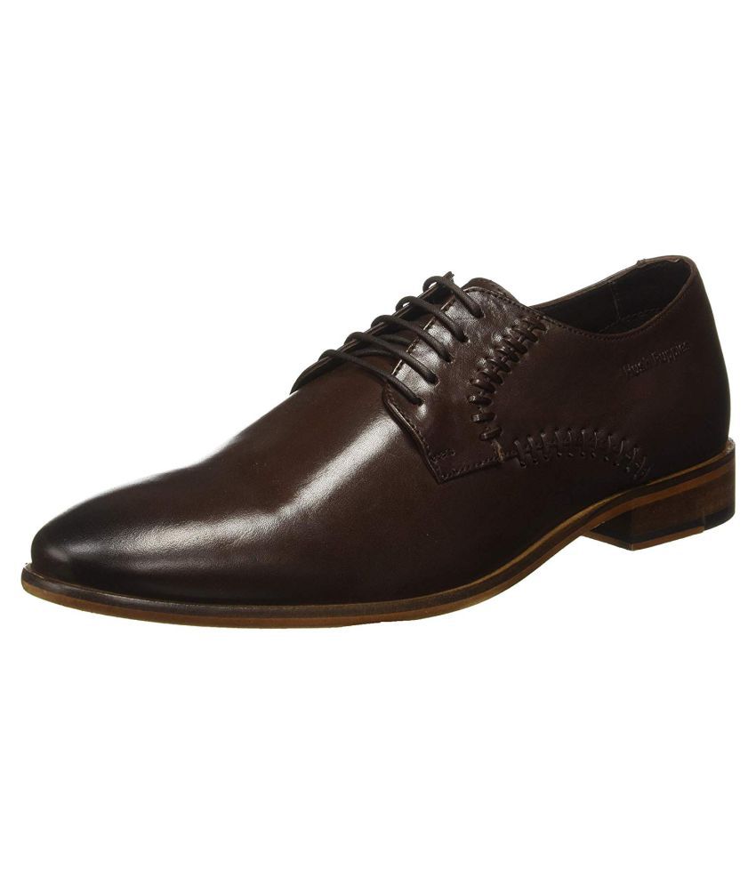 Hush Puppies Derby Genuine Leather Brown Formal Shoes Price in India ...